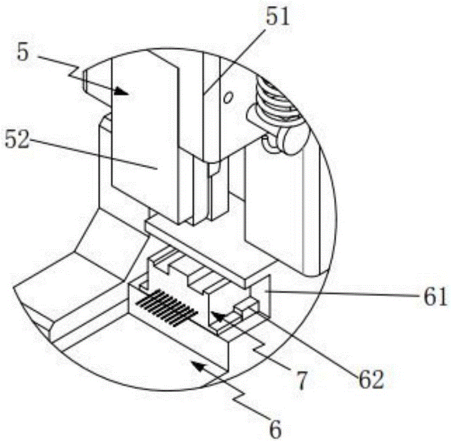 Automatic bending mechanism for connector contact pin