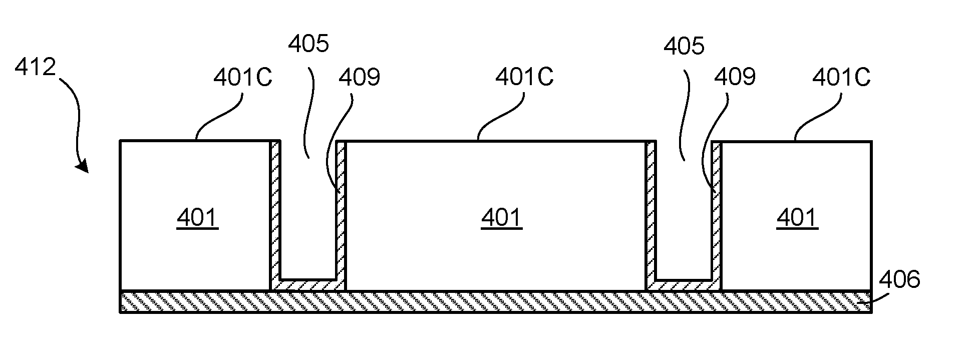 Method of selective gas phase film deposition on a substrate