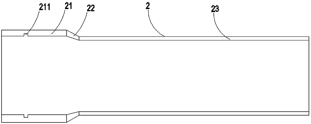 Pipeline capable of being mounted quickly