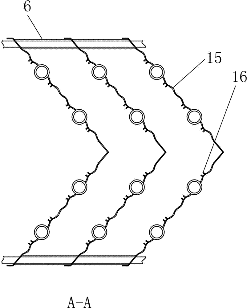 Fog dispersing and water collecting device for wet cooling tower