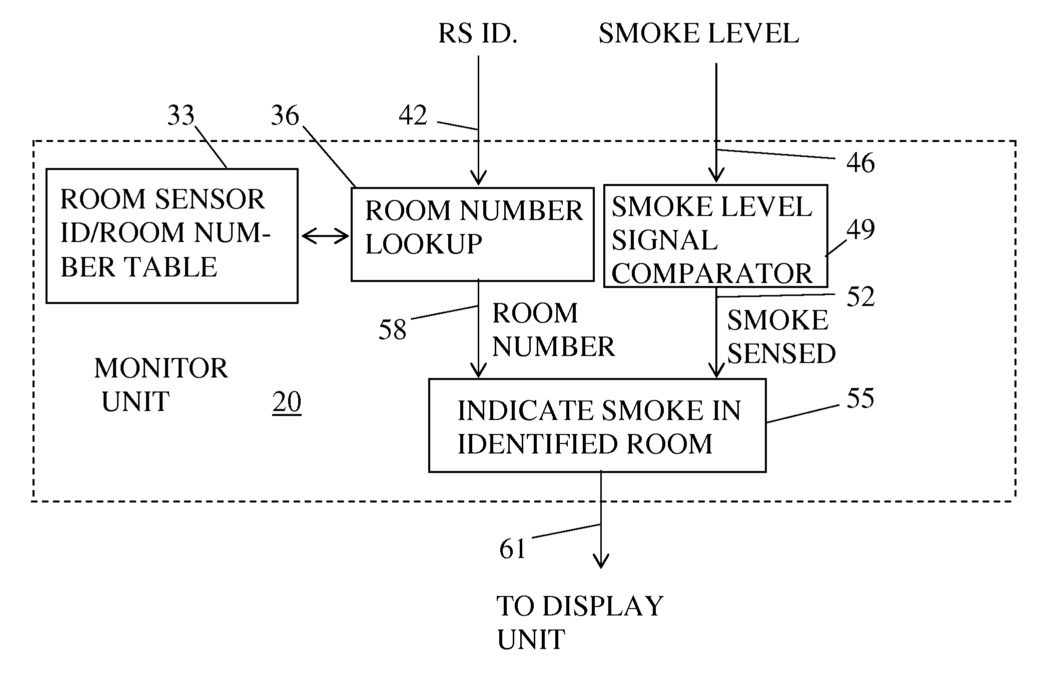 Recreational smoking monitor system for use in occupied spaces