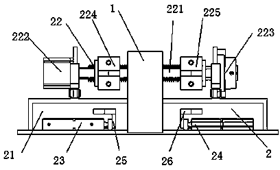 Clamping jaw type metering device