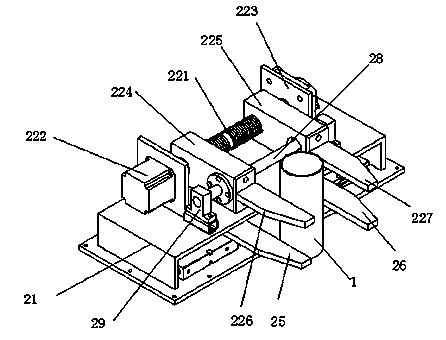 Clamping jaw type metering device