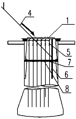 Manufacturing and mounting method and auxiliary mounting device for reinforcement cage in pile hole