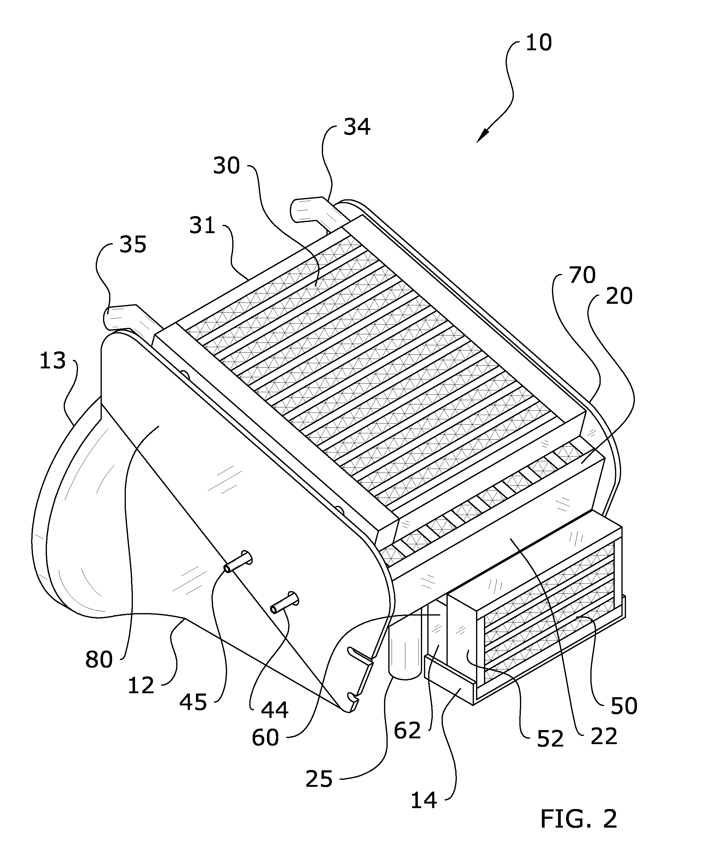 Compact multi-unit vehicle cooling system