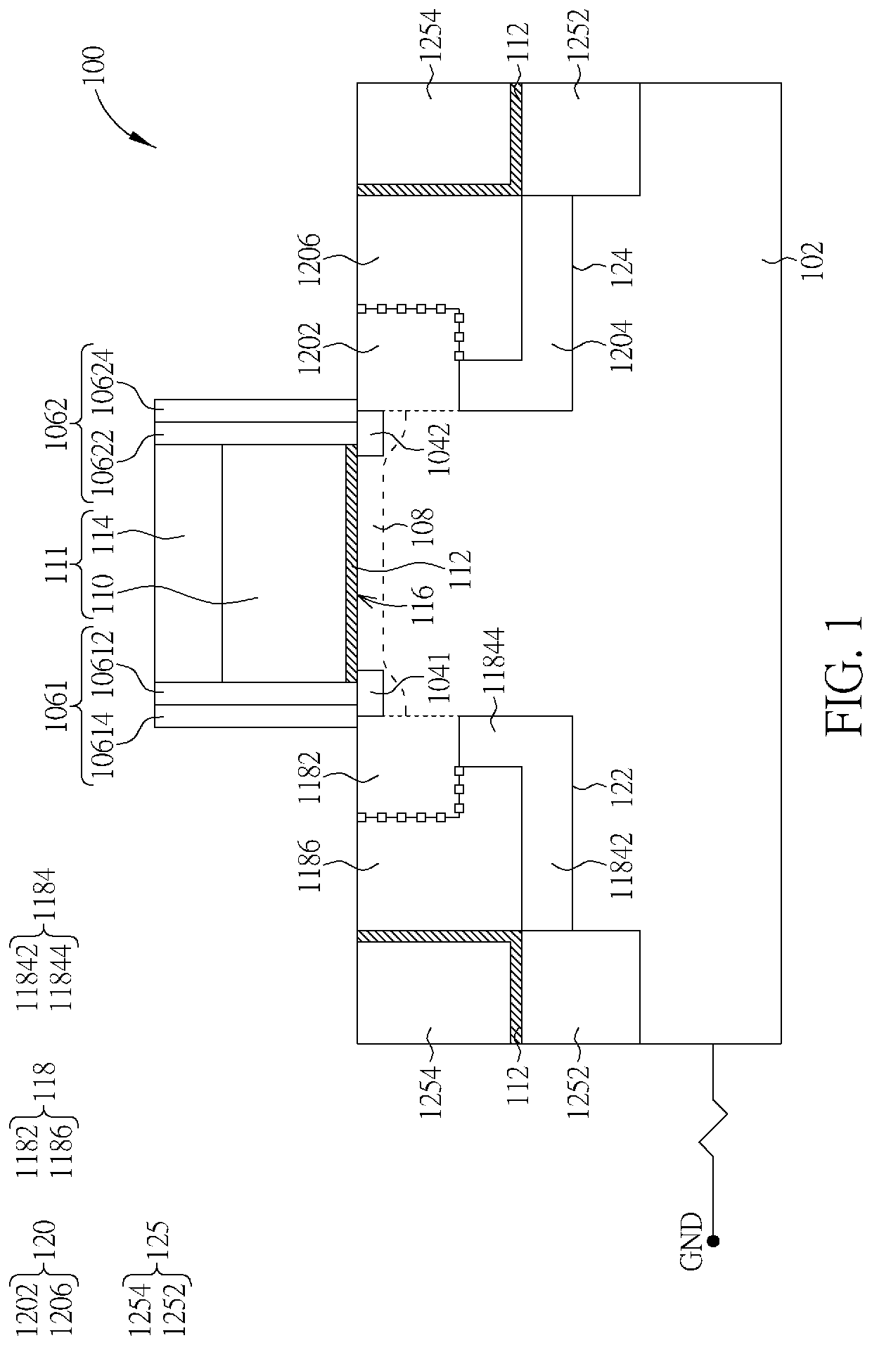 Transistor structure and related inverter