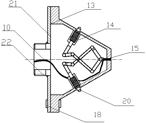 Retractable type high-altitude oil filling device