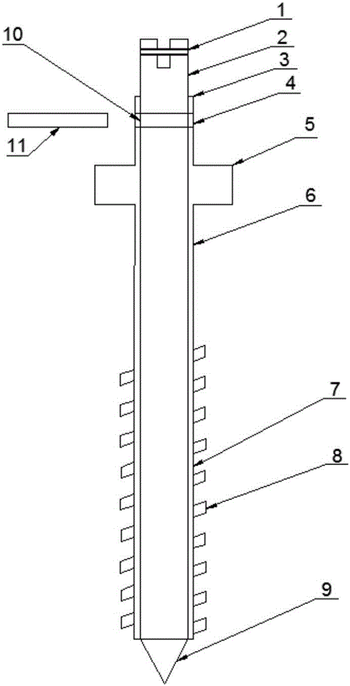 Novel screw grout pile construction tool capable of being repeatedly utilized