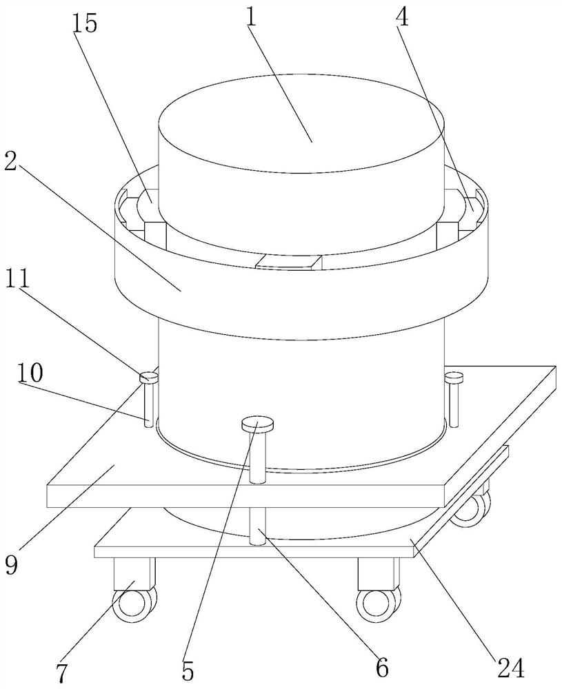 Good-stability gas storage device for carbon dioxide flooding