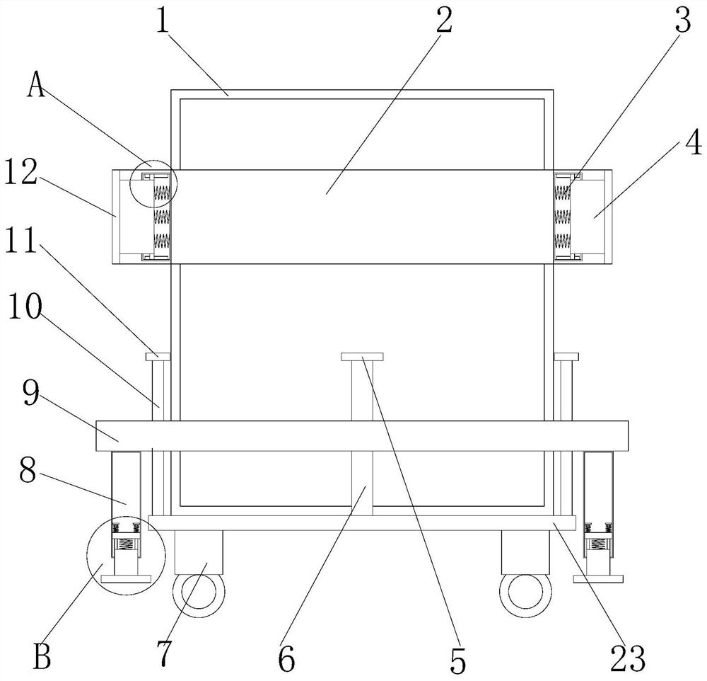 Good-stability gas storage device for carbon dioxide flooding