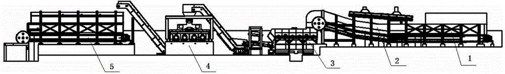 Continuous straw crushing system