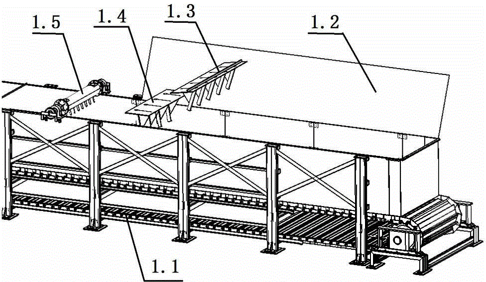 Continuous straw crushing system