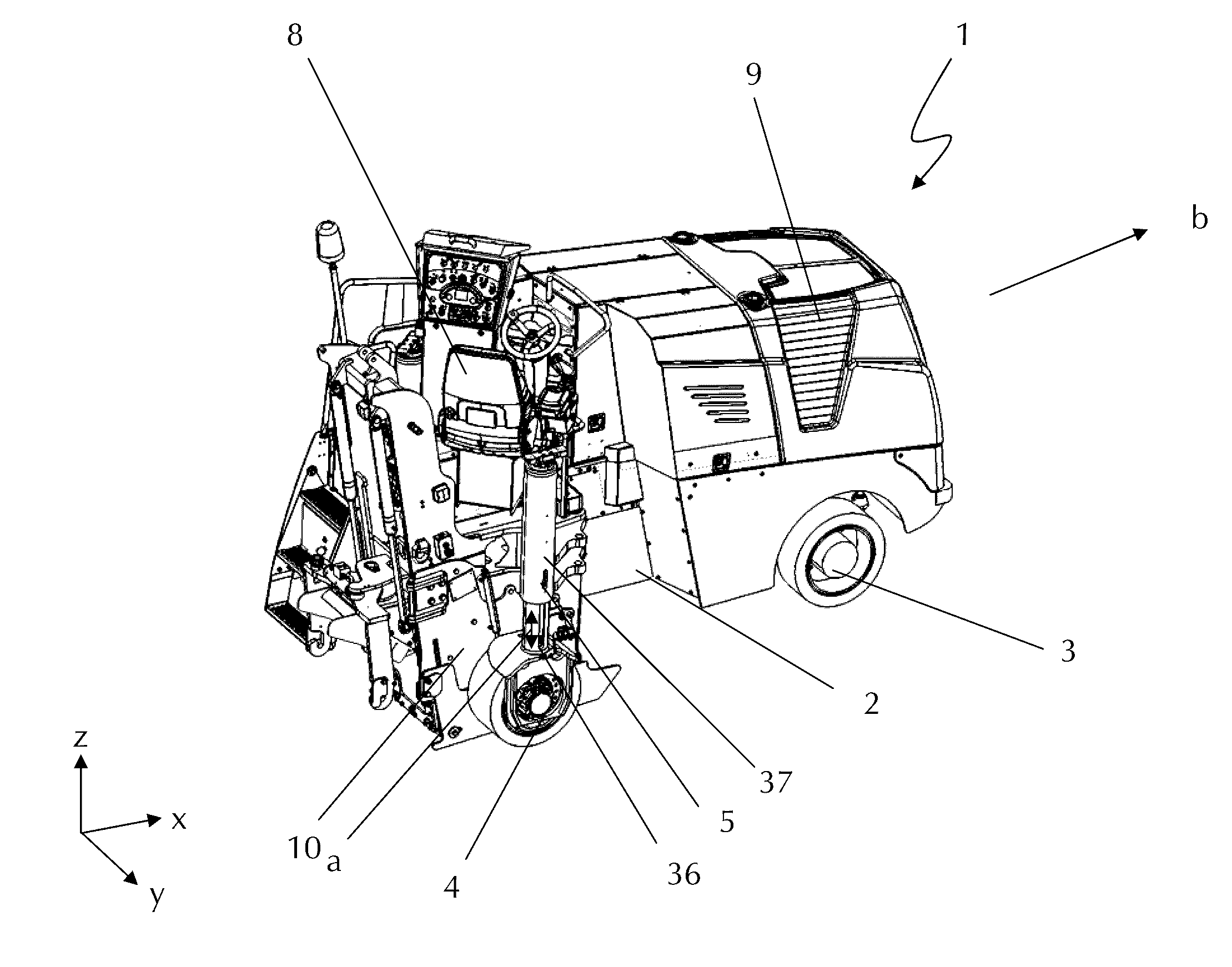 Construction Machine And A Method For Controlling And/Or Monitoring The Milling Depth Of A Construction Machine