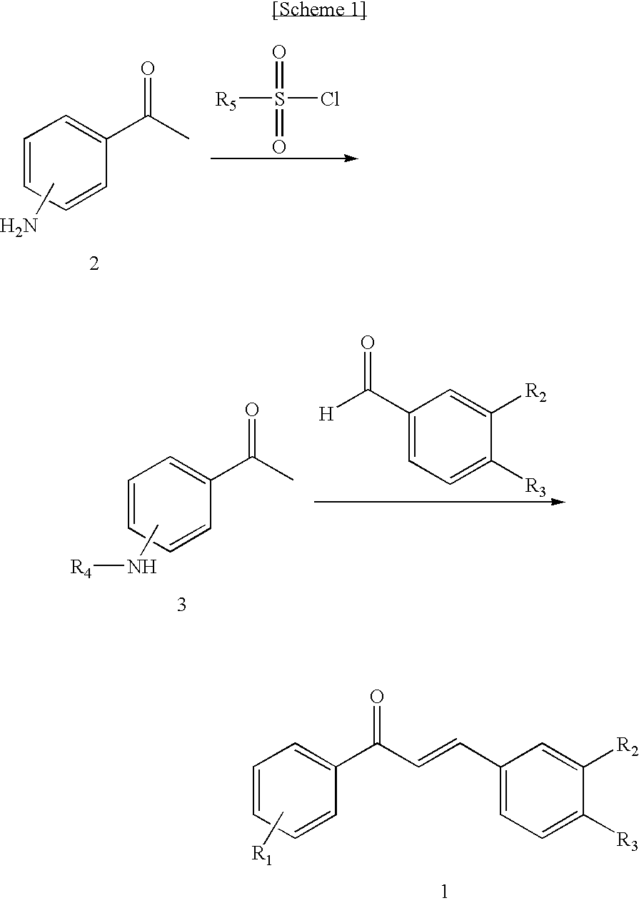 Chalcone derivatives, pharmaceutically acceptable salt, method for preparation and uses thereof