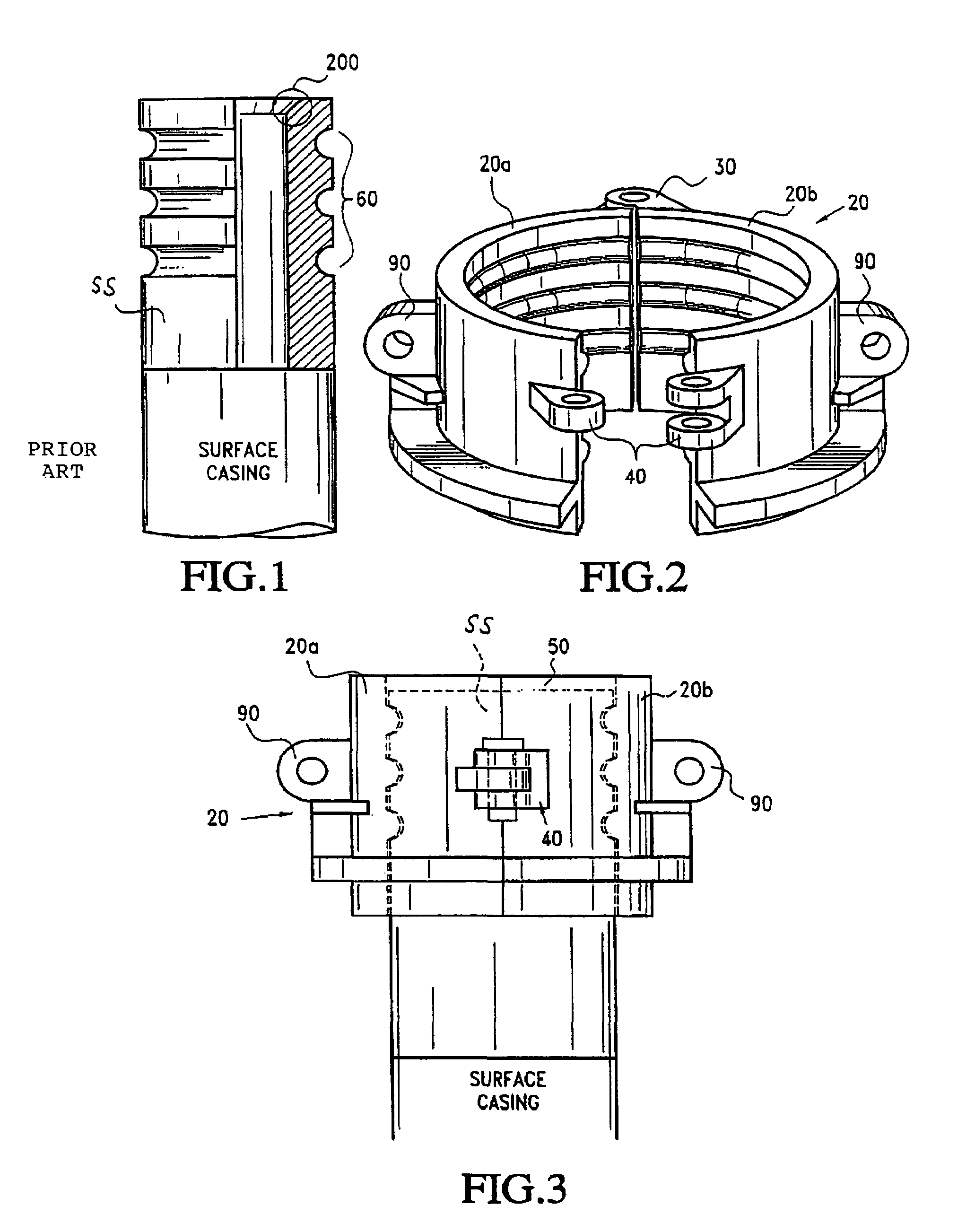 Subsea wellhead landing clamp and slip bowl assembly