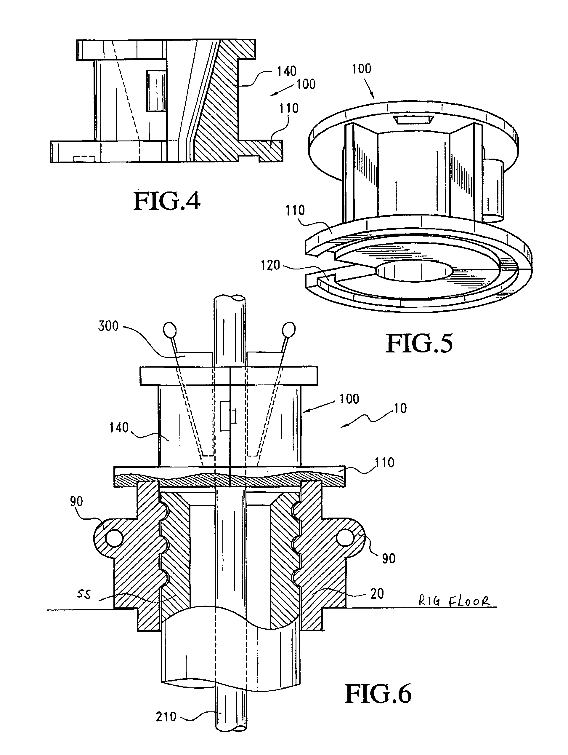 Subsea wellhead landing clamp and slip bowl assembly