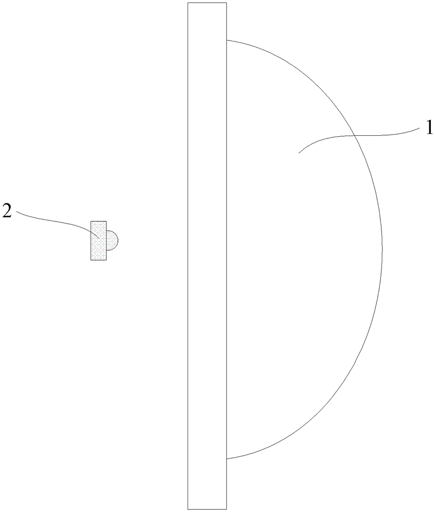 LED lens and LED lamp containing the same