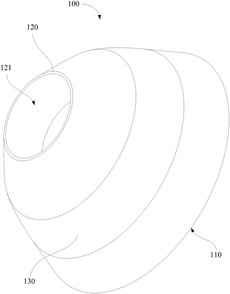 LED lens and LED lamp containing the same