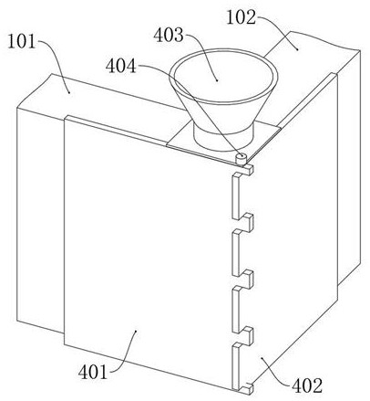 Reinforced concrete partition wall connection node structure