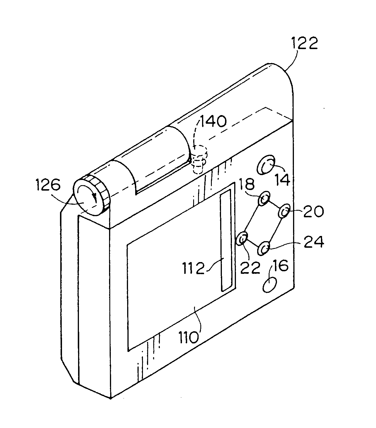 Tilt direction detector for orienting display information