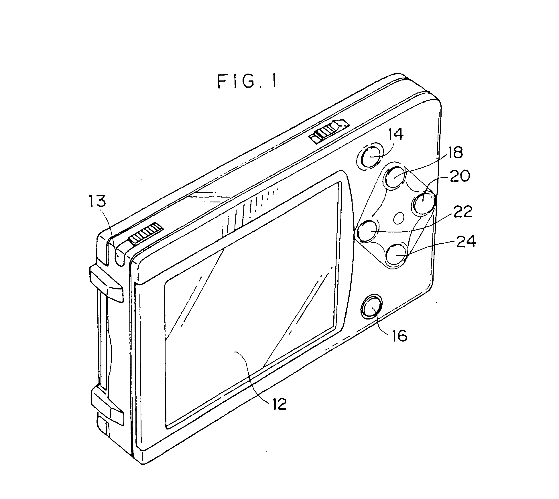 Tilt direction detector for orienting display information