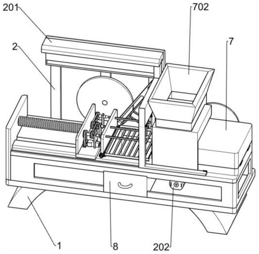 A potato agricultural product processing device