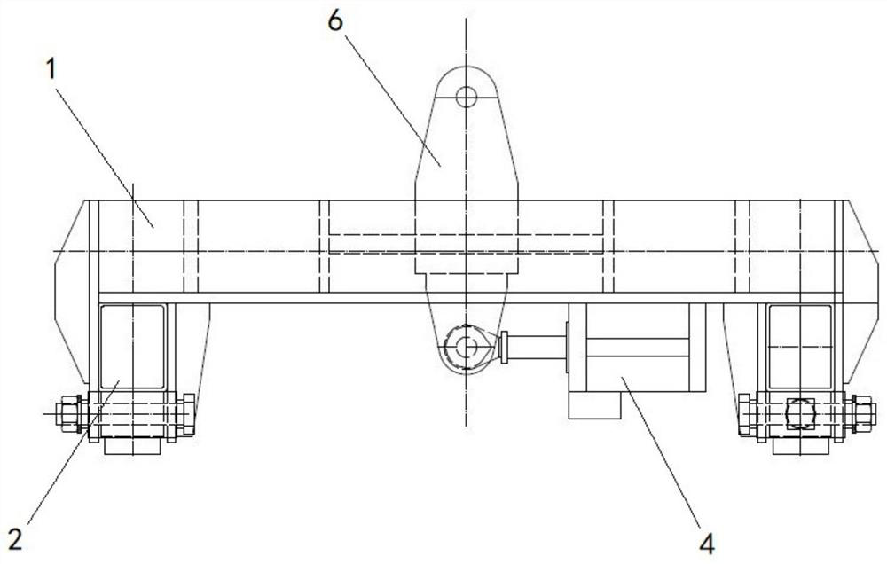 Aircraft attitude adjustment device and drop shock test system