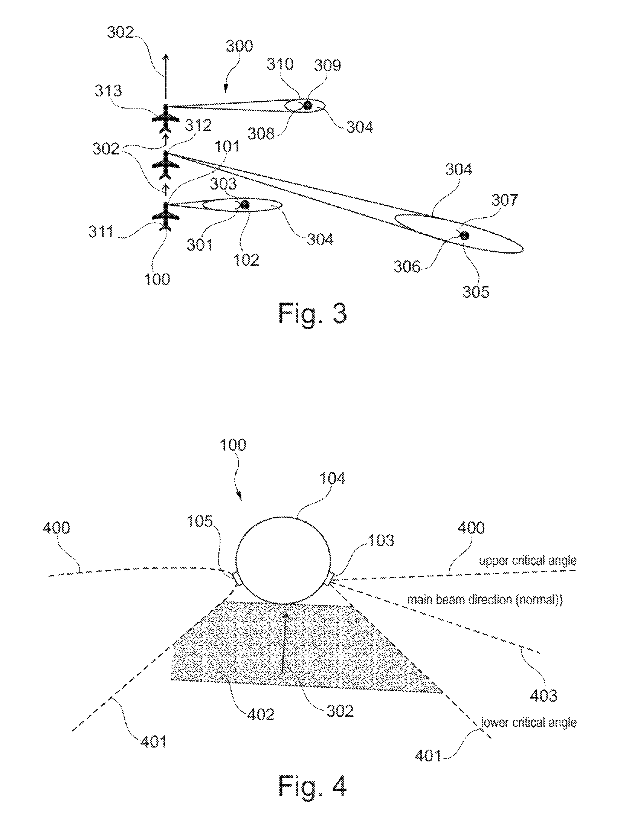 Method for directional digital data transmission between an aircraft and a ground station
