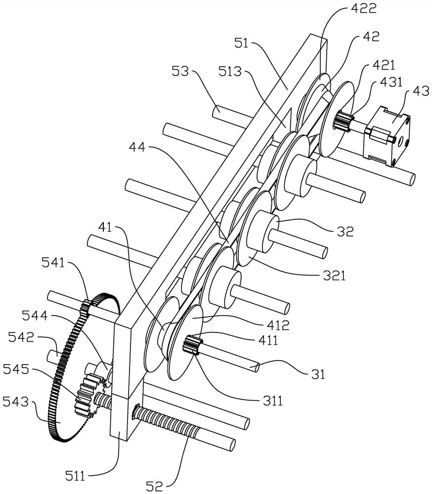 A high-efficiency cable retracting device