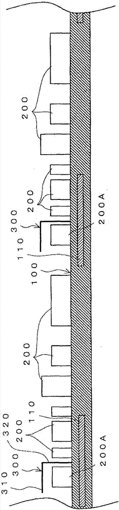 Moulded circuit module, and production method therefor