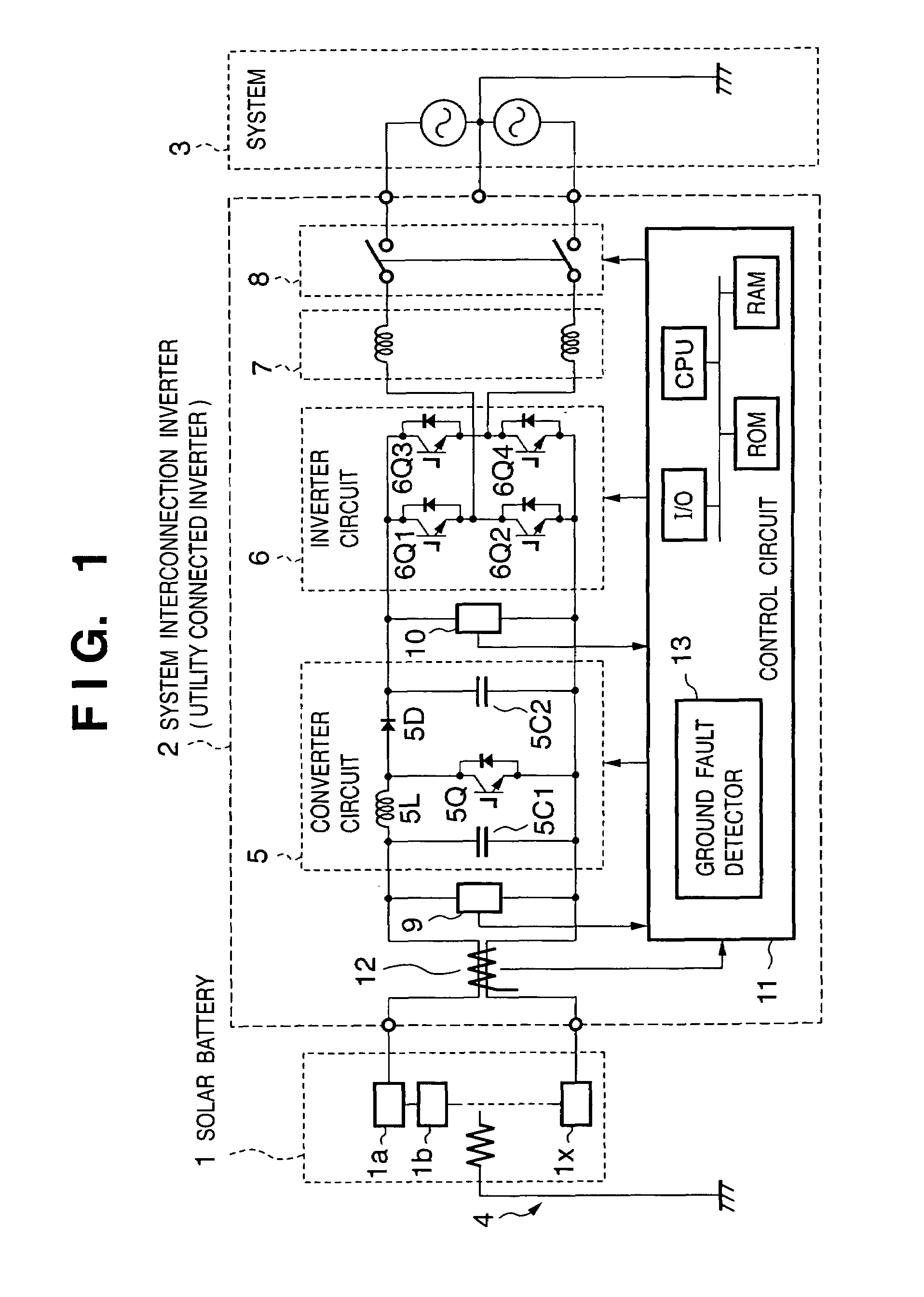 Power converting apparatus, control method therefor, and solar power generation apparatus
