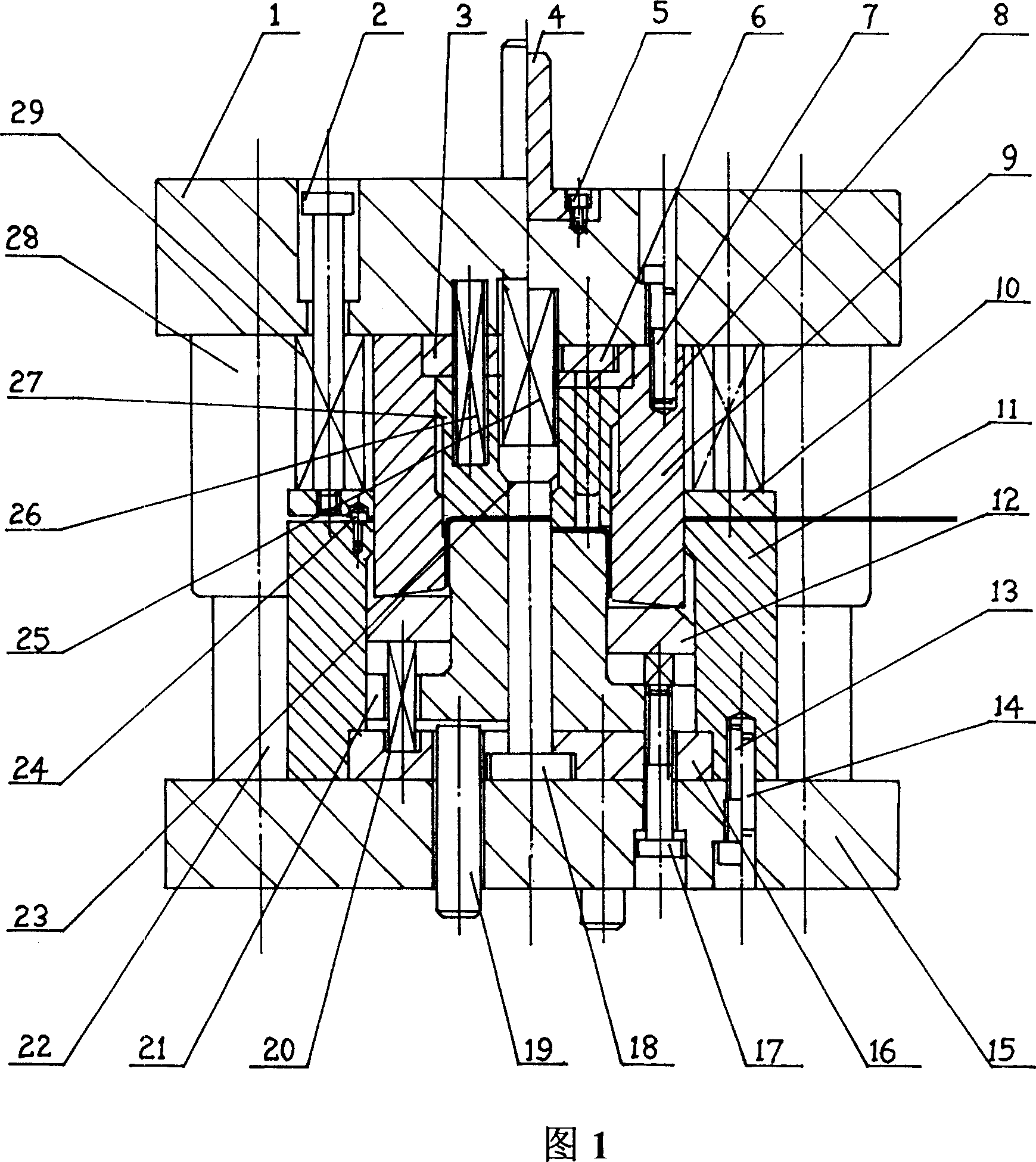 Composite cold stamping mold