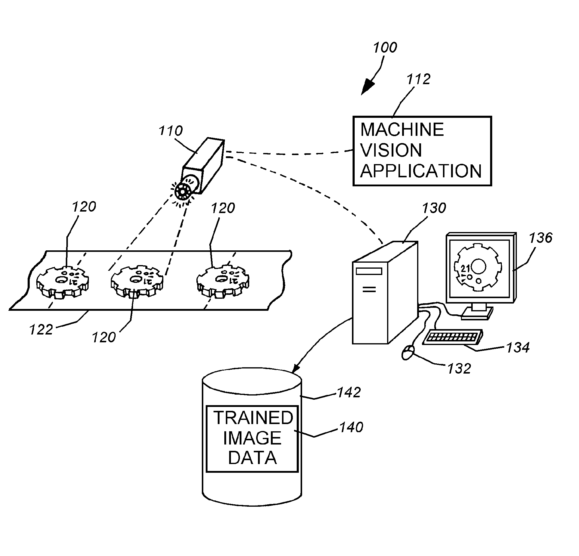 System and method for detecting flaws in objects using machine vision