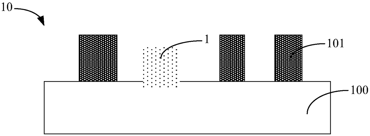 Photoetching mask and recovery method for defect of same