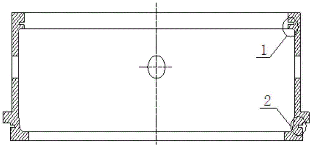 Gear ring casting method