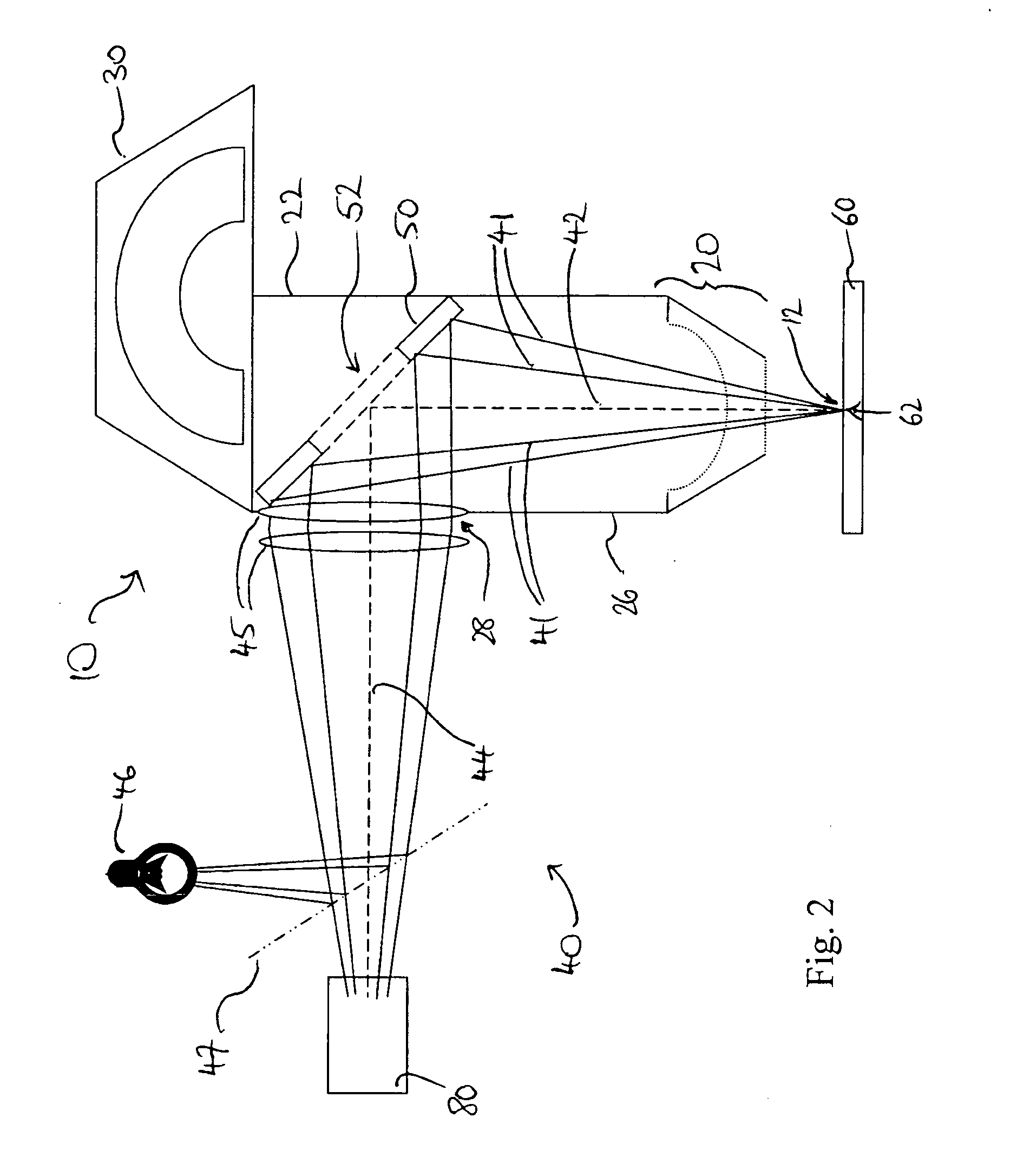 Spectrometer for surface analysis and method therefor