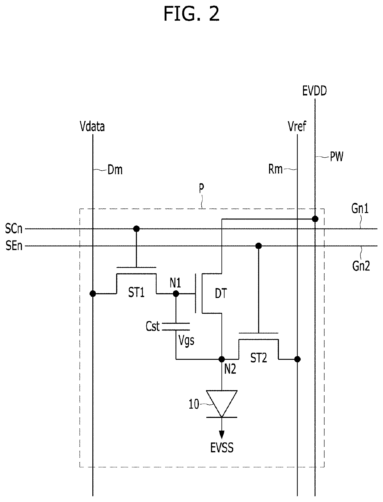 Light emitting display device and method for driving same