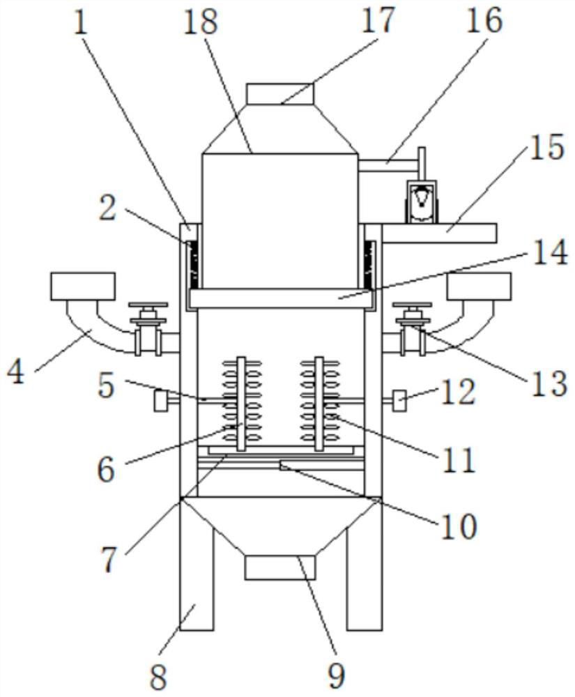 Clay sand and resin sand mixing casting equipment and process