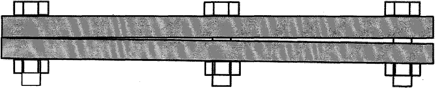 Manufacturing method of memory alloy balanced-load connecting damping element