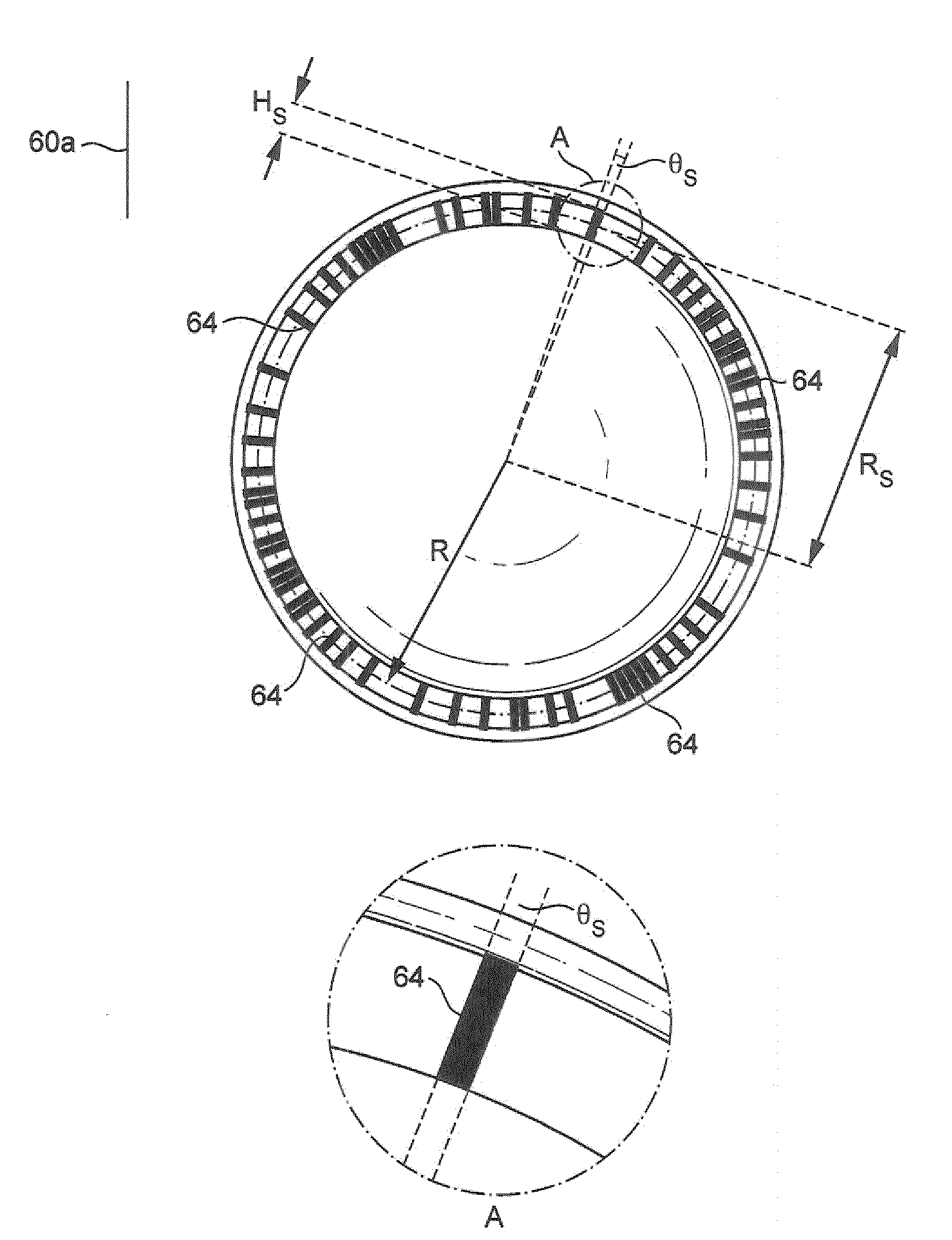 Support and capsule for preparing a beverage by centrifugation, system and method for preparing a beverage by centrifugation