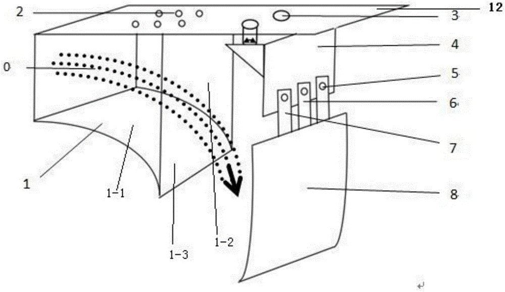 Grain yield graph drafting system for combined harvester