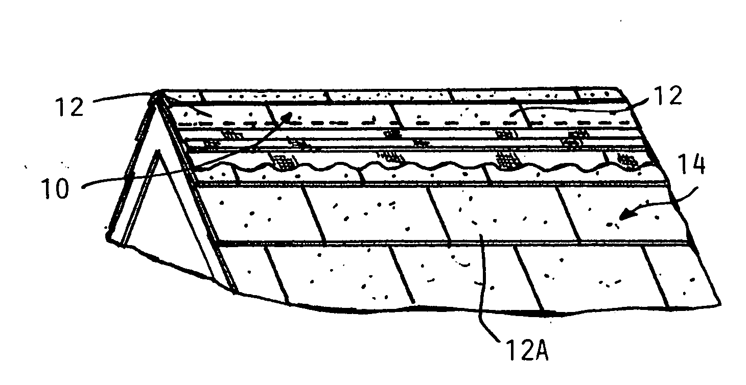 Shingle Insert Strips And Method For Eliminating and Prevent Growth of Algae, Moss, or Lichens on a Roof
