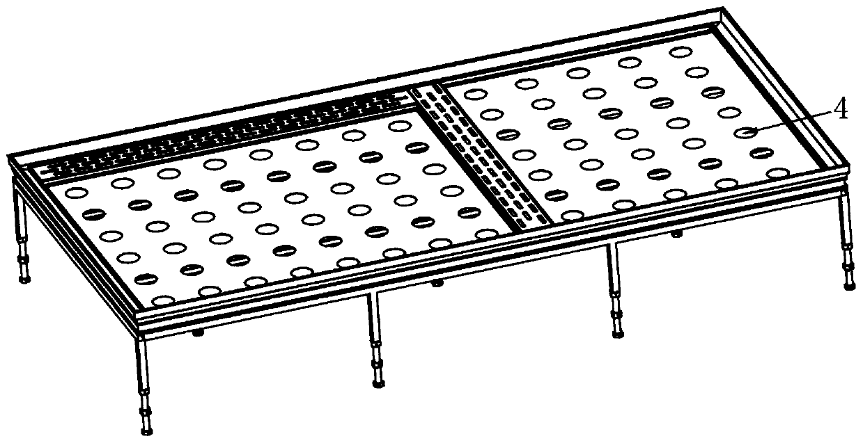 Unit bathroom base plate and production process thereof