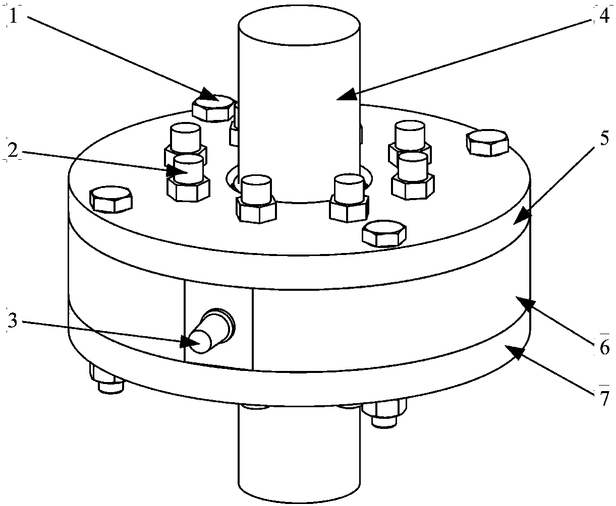 Magnetic-air suspension axial bearing with porous medium