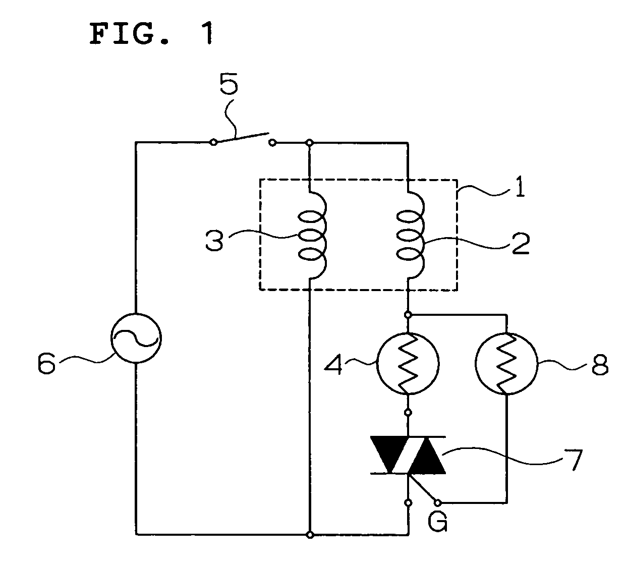 Starting circuit for single-phase induction motor