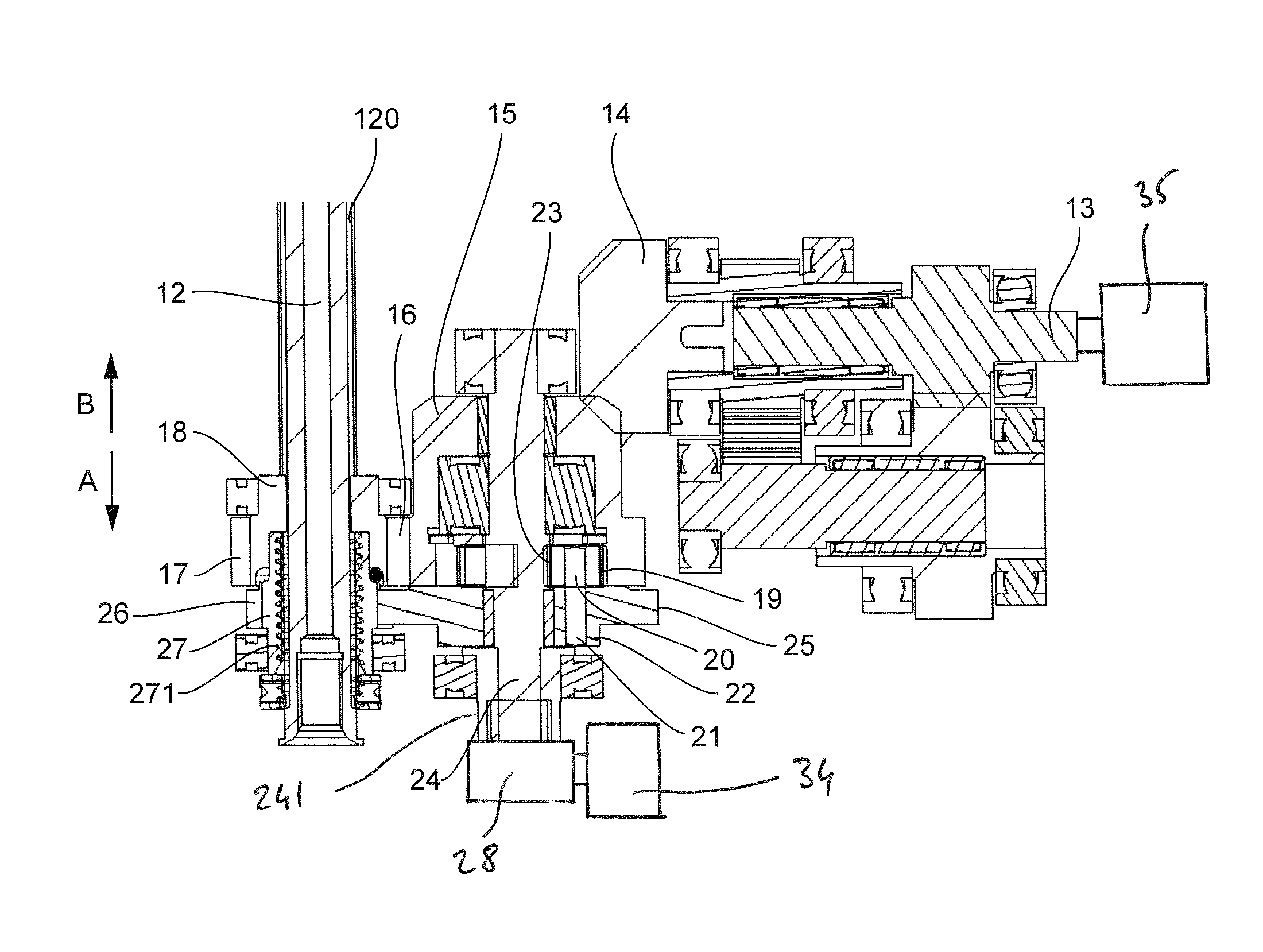 Dual-Motor Drilling Machine with Controlled Feed Speed