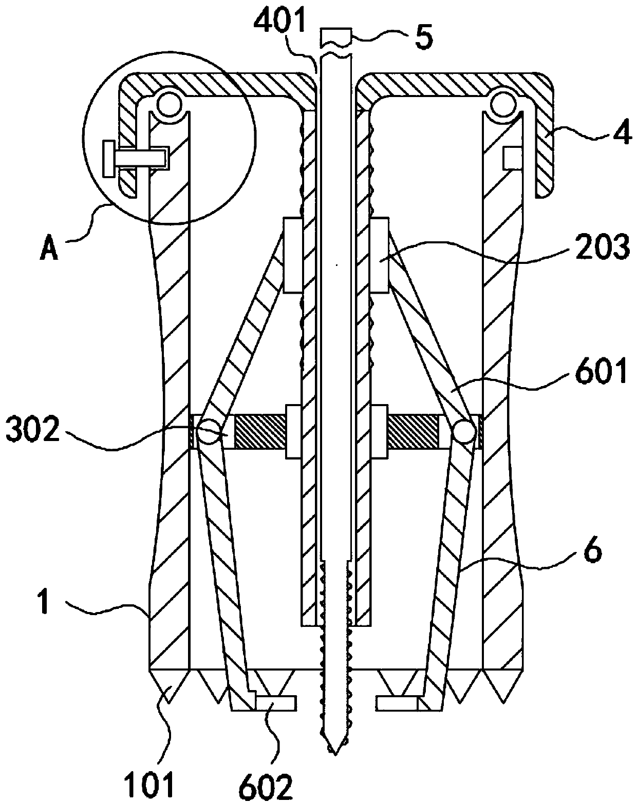 Orthopaedic nail removing device and use method thereof