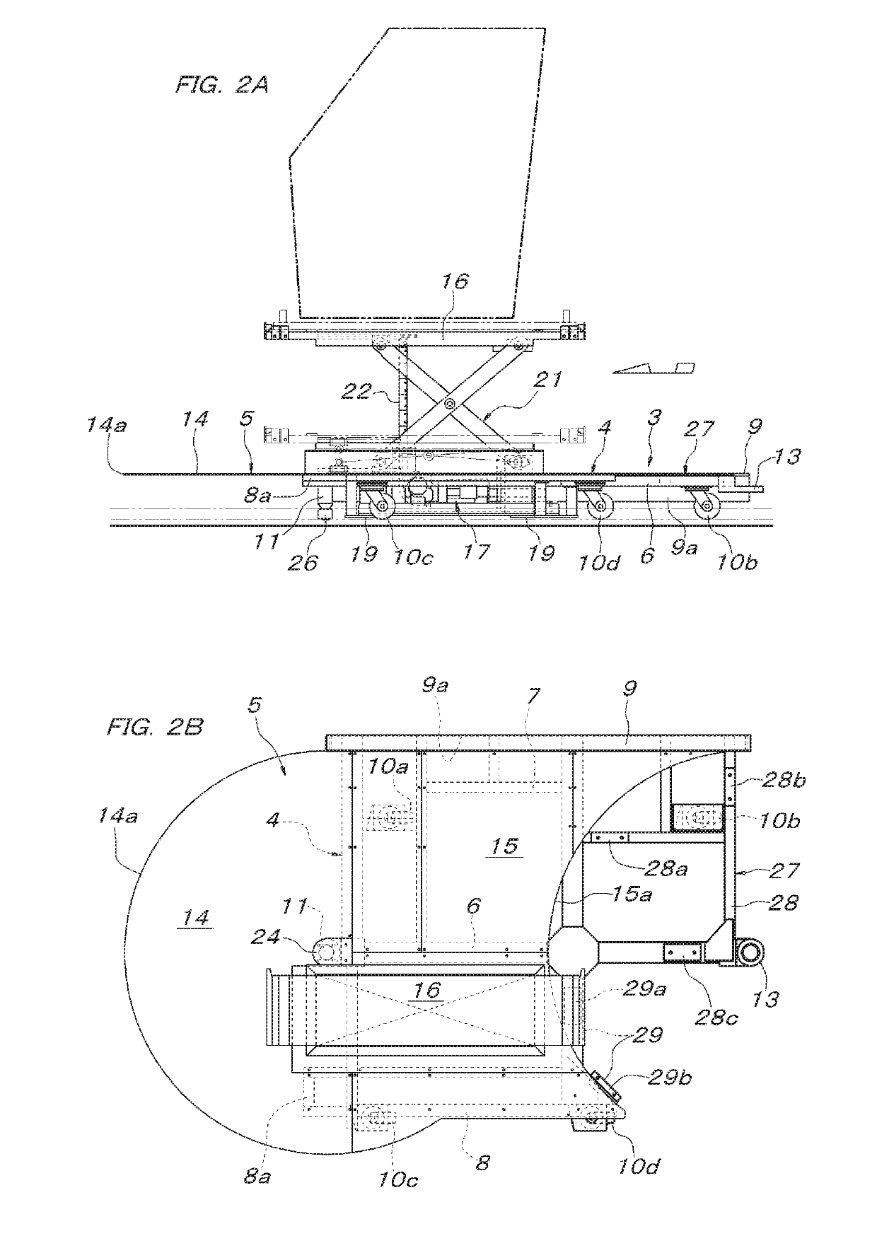 Carriage-utilizing conveying equipment