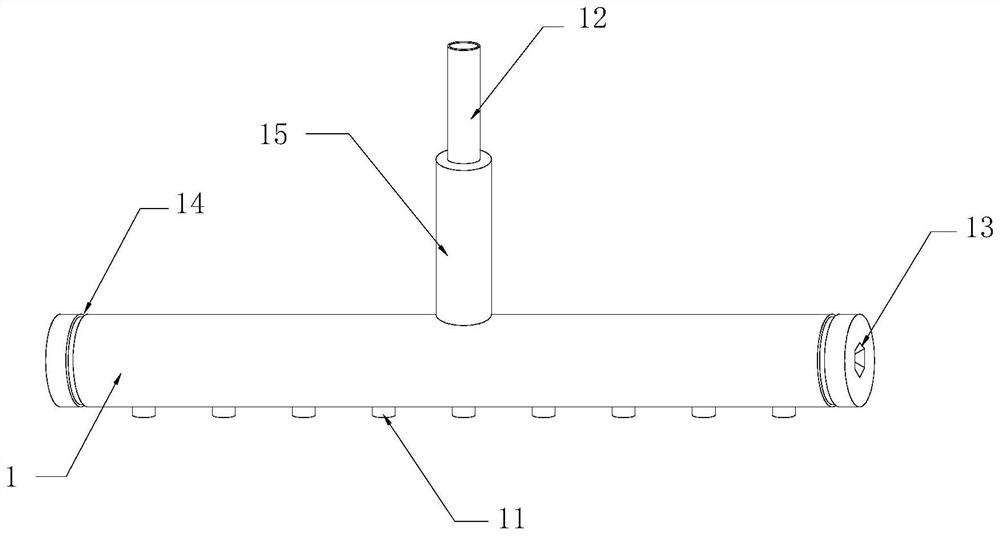 Automatic water spraying fire extinguishing device for high-rise building