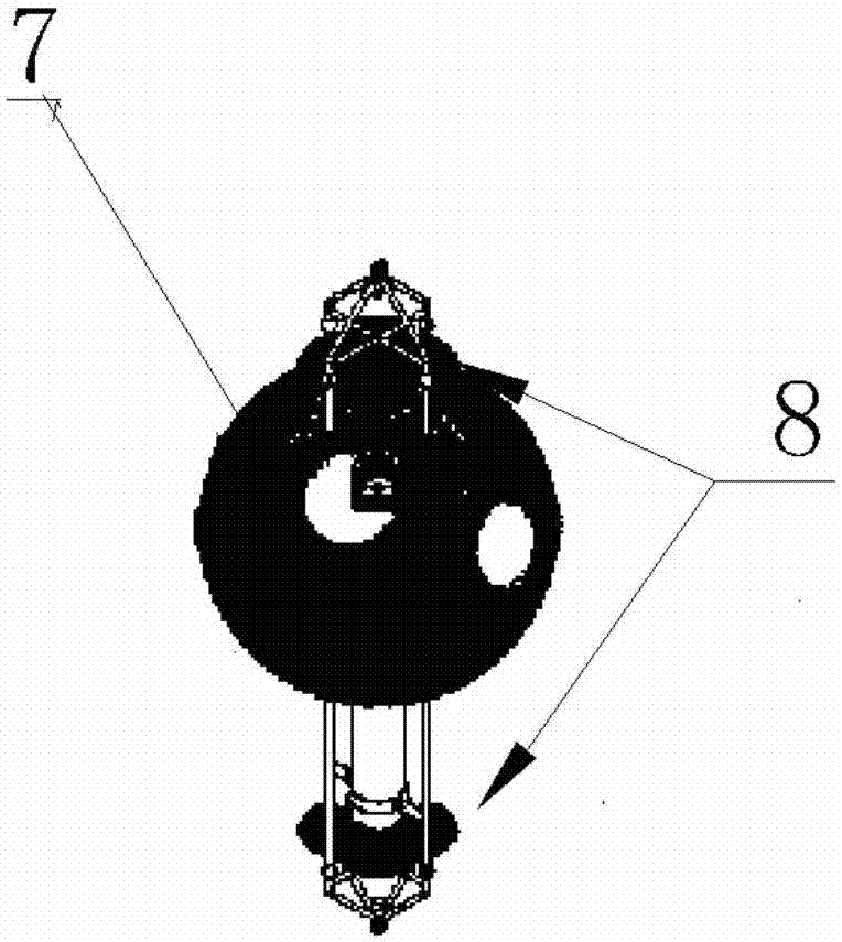 System for observing air and water in same position at deep off-lying sea